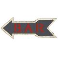 Ram Game Room Metal Sign Bar Arrow, Blue R868